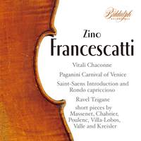 Zino Francescatti plays Encores