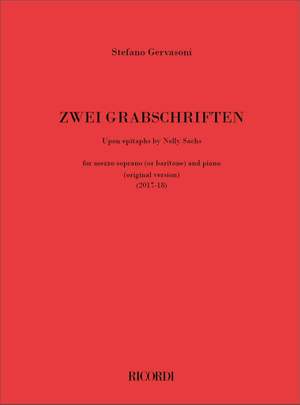 Stefano Gervasoni: Drei Grabschriften