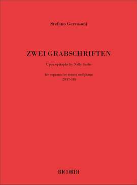 Stefano Gervasoni: Drei Grabschriften
