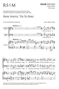 Piers Maxim: How Joyful 'Tis To Sing