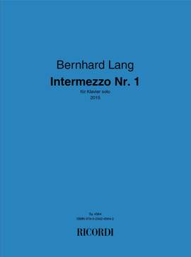 Bernhard Lang: Intermezzo Nr. 1
