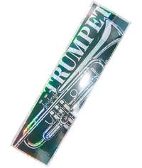 Case Stickers (Pack Of Six): Trumpet