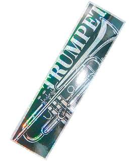 Case Stickers (Pack Of Six): Trumpet