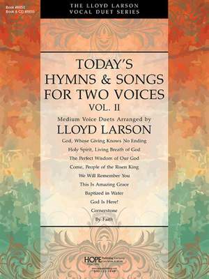 Today&#39-S Hymns & Songs Ii For Two Voices
