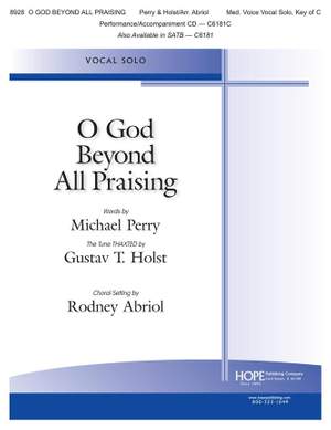 Gustav Holst_Michael Perry: O God Beyond All Praising
