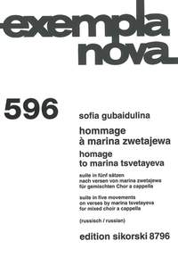 Sofia Gubaidulina: Homaage To Marina Tsvetayeva