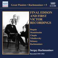 Sergey Rachmaninov - Final Edison and First Victor Recordings, Vol. 5