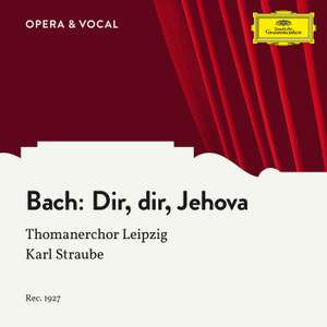 J.S. Bach: Dir, dir, Jehova will ich singen BWV 452