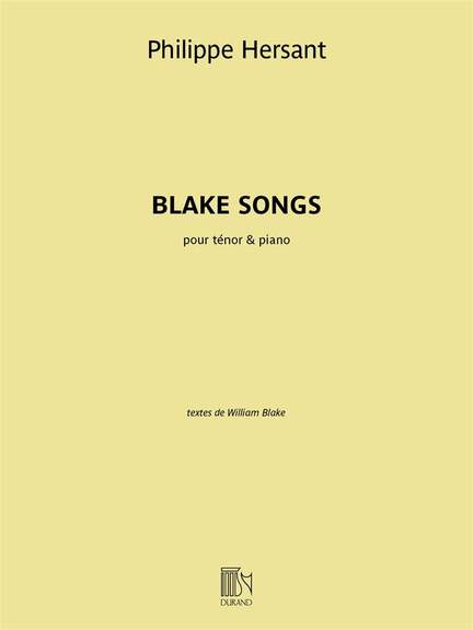 Philippe Hersant: Blake songs