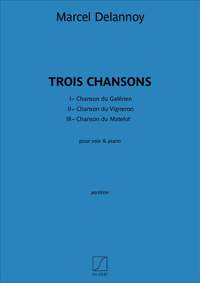 Marcel Delannoy: Trois Chansons
