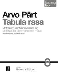 Wimmer Constanz: Arvo Pärt: Tabula rasa Band 8