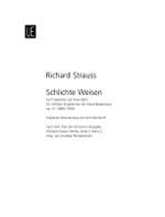 Strauss, Richard: Schlichte Weisen op. 21 TrV 160 Product Image