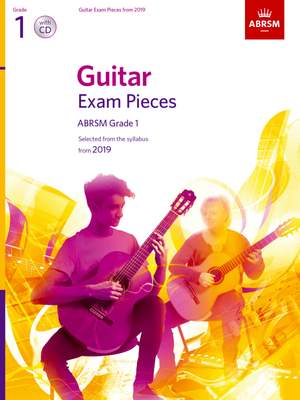 ABRSM: Guitar Exam Pieces from 2019, ABRSM Grade 1, with audio