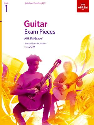 ABRSM: Guitar Exam Pieces from 2019, ABRSM Grade 1