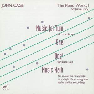 Cage: The Works for Piano, Vol. 1