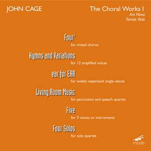 Cage: The Choral Works, Vol. 1