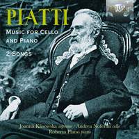 Piatti: Music For Cello And Piano & 2 Songs