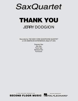 Jerry Dodgion: Thank You - Sax Quartet