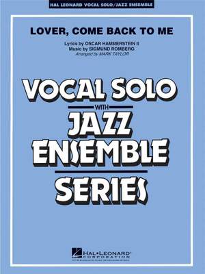 Sigmund Romberg: Lover Come Back to Me (Key: B-Flat)