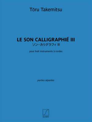 Toru Takemitsu: Son calligraphié III