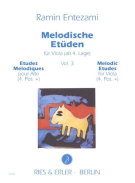 Ramin Entezami: Melodische Etüden für Viola Vol. 3