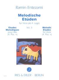 Ramin Entezami: Melodische Etüden für Viola Vol. 3