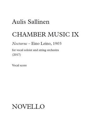 Aulis Sallinen: Chamber Music Ix Nocturne