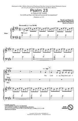 Heather Sorenson: Psalm 23