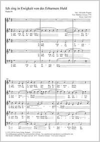 Wagner, Alexander: Ich sing in Ewigkeit von des Erbarmers Huld