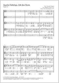 Wagner, Alexander: Jauchzet Halleluja, lobt den Herrn