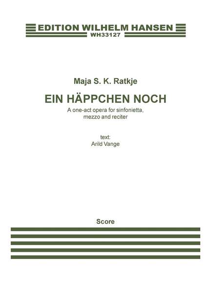 Maja S.K. Ratkje: Ein Häppchen Noch
