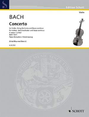 Bach, J S: Concerto in A Minor BWV 1041