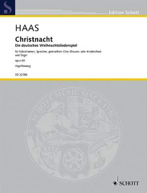 Haas, J: Christnacht op. 85