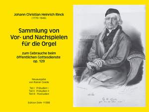 Rinck, J C H: Sammlung von Vor- und Nachspielen cplt. op.129 Sammelband