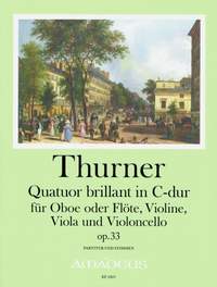 Thurner, F E: Quatuor brillant op. 33 in C-dur