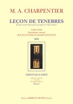 Marc-Antoine Charpentier: Leçon De Tenebres