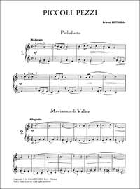 Bruno Bettinelli: Piccoli pezzi per pianoforte