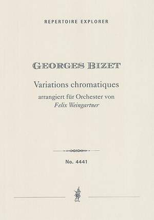 Bizet, Georges: Variations Chromatiques for orchestra