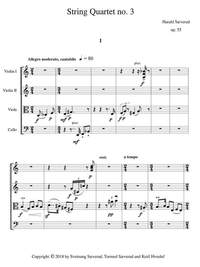 Sæverud, Harald: String Quartet No. 3 Op. 55