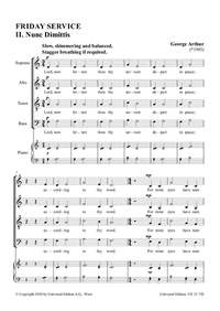 Arthur George: Nunc dimittis