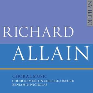 Richard Allain: Choral Music Product Image
