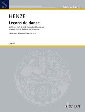 Henze, H W: Leçons de danse