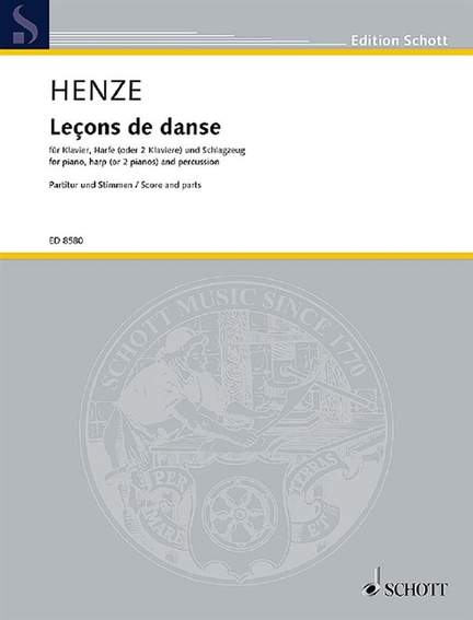 Henze, H W: Leçons de danse