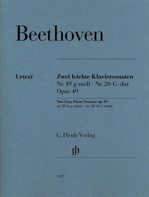 Beethoven: Two Easy Piano Sonatas nos. 19 and 20 op. 49