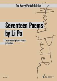 Partch, H: Seventeen Poems by Li Po
