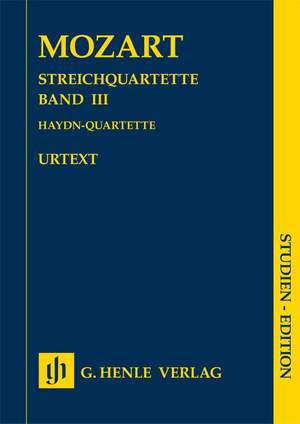Mozart, W A: String Quartets, Volume III (Haydn Quartets)