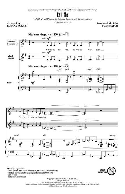 Rosana Eckert: Call Me
