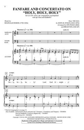 John Bacchus  Dykes: Fanfare and Concertato on Holy, Holy, Holy