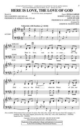 Frederick M. Lehman_Robert Lowry: Here Is Love, the Love of God