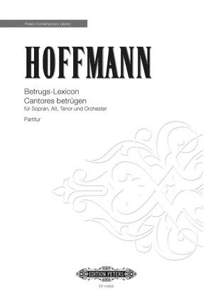 Hoffmann, Robin: Betrugs-Lexicon: Cantores betrügen